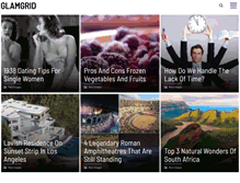 Tablet Screenshot of glamgrid.com